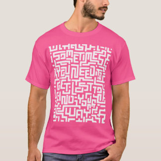 Inspirierendes Irrgarten Motivierendes Labyrinth O T-Shirt