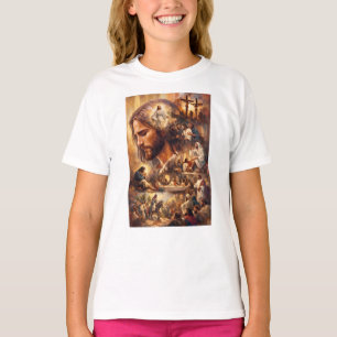 Inspirierendes Jesus-Christus-Schlüsselanhänger – T-Shirt