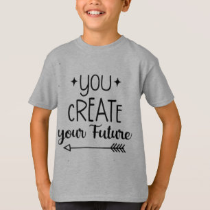 Inspirierendes Jungen T-Shirt - Du Erschaffst
