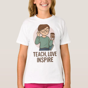 INSPIRIERENDES LEHRER-T-SHIRT MIT BOTSCHAFT T-Shirt