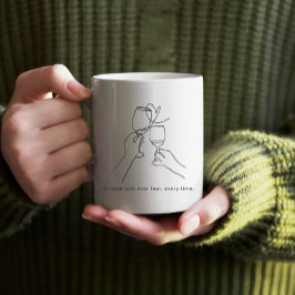 Inspirierendes positives Denkweise-Zitat Kaffeetasse