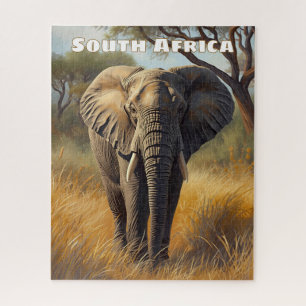 Inspirierendes Südafrika-Elefanten-Naturbild
