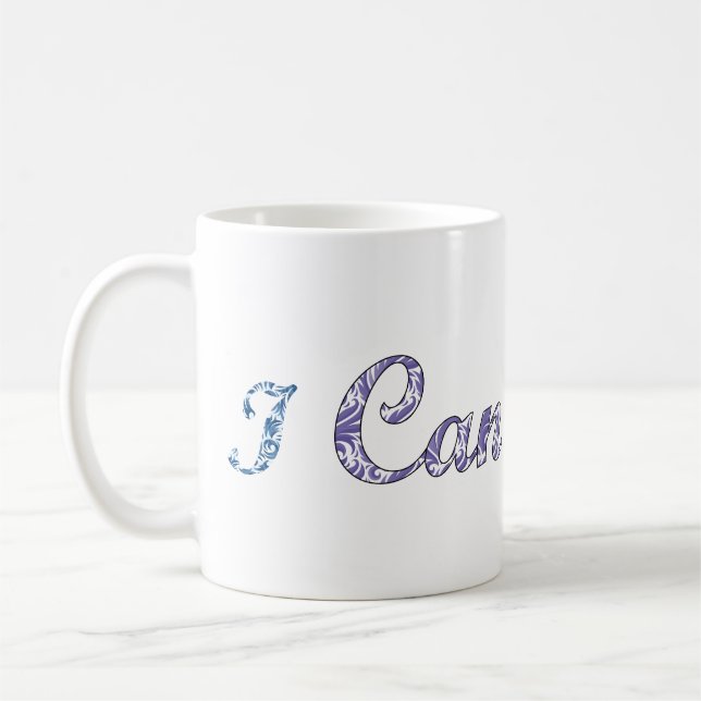 inspirierendes Textdesign Kaffeetasse (Links)