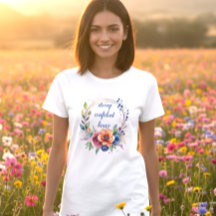 Inspirierendes weißes T-Shirt für Frauen