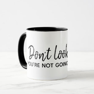 inspirierendes Zitat auf Weiß Tasse