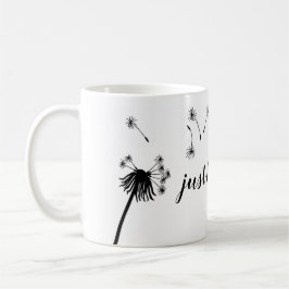 inspirierendes Zitat BROT DIE blühende Kronleuchte Kaffeetasse