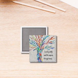 inspirierendes Zitat Magnet