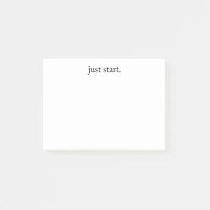Inspirierendes Zitat Minimalist Post-it Klebezettel