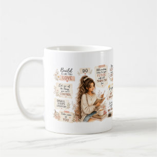 Inspirierendes Zitat-Mug-Design Kaffeetasse