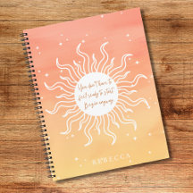 Inspirierendes Zitat Mystischer Sonnenschriftzug