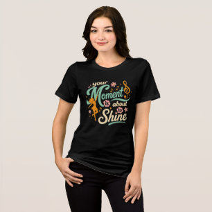 Inspirierendes Zitat T-Shirt Tri-Blend Shirt