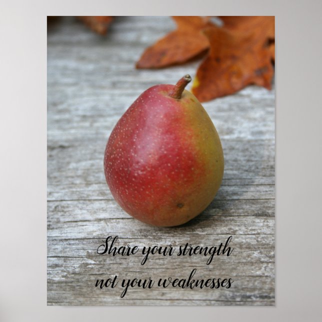 inspirierendes Zitate-Poster Poster (Vorne)