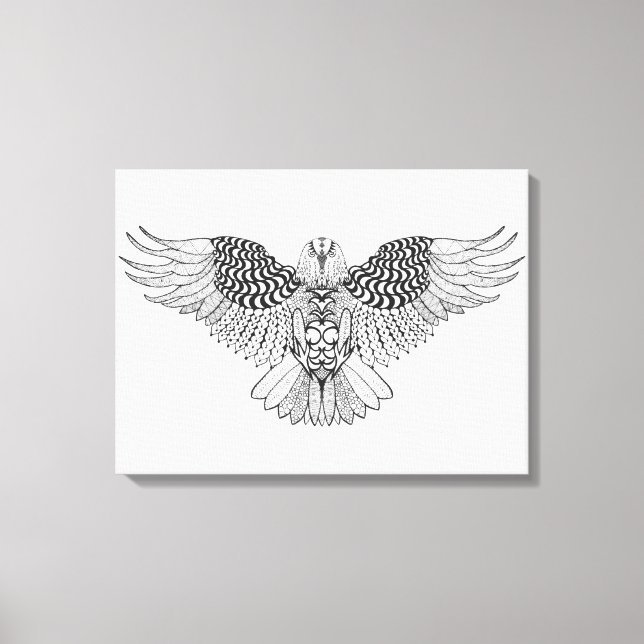 Inspiriert Adler 2 Leinwanddruck (Vorderseite)