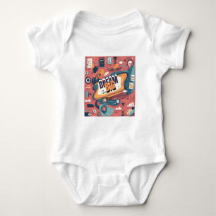 Inspiriert bleibe - Motivierend und aufwerbende De Baby Strampler