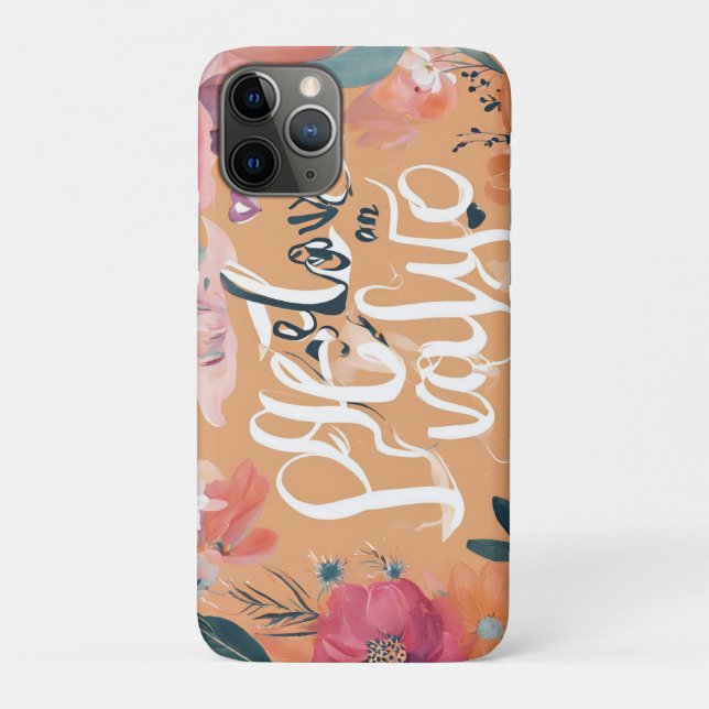 Inspiriert bleibe - Motivierend und aufwerbende De Case-Mate iPhone Hülle (Rückseite)