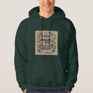 Inspiriert bleibe - Motivierend und aufwerbende De Hoodie