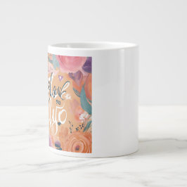 Inspiriert bleibe - Motivierend und aufwerbende De Jumbo-Tasse