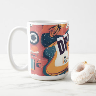 Inspiriert bleibe - Motivierend und aufwerbende De Kaffeetasse
