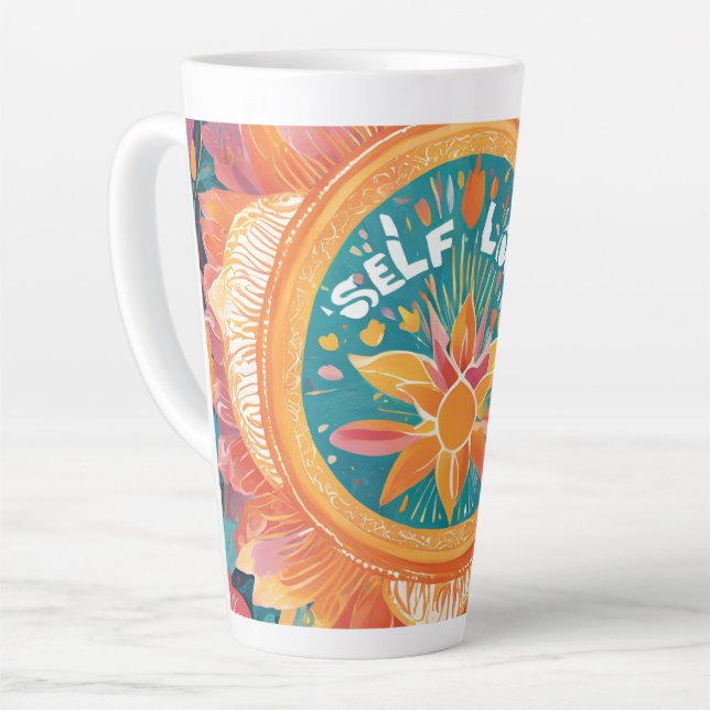 Inspiriert bleibe - Motivierend und aufwerbende De Milchtasse (Linke Ecke)