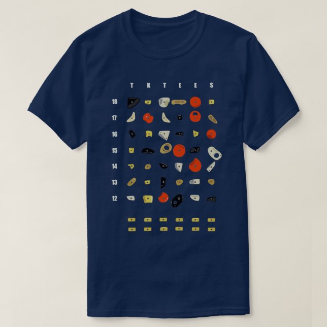 Inspiriert Bouldering Climbing Print Light T-Shirt (Design vorne)
