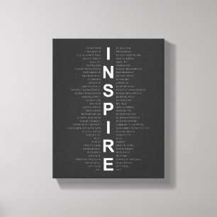 Inspiriert Definition Motivierend Wandkunst Leinwanddruck