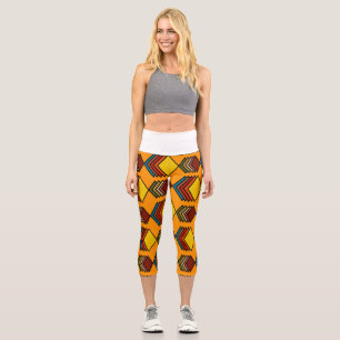 inspiriert Diamanten der 1970er Jahre Capri Leggings