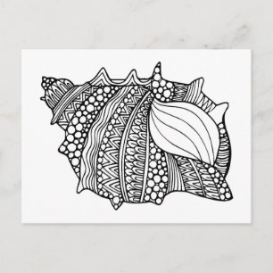 Inspiriert Doodle Postkarte