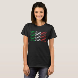 Inspiriert durch italienische Flagge. T-Shirt