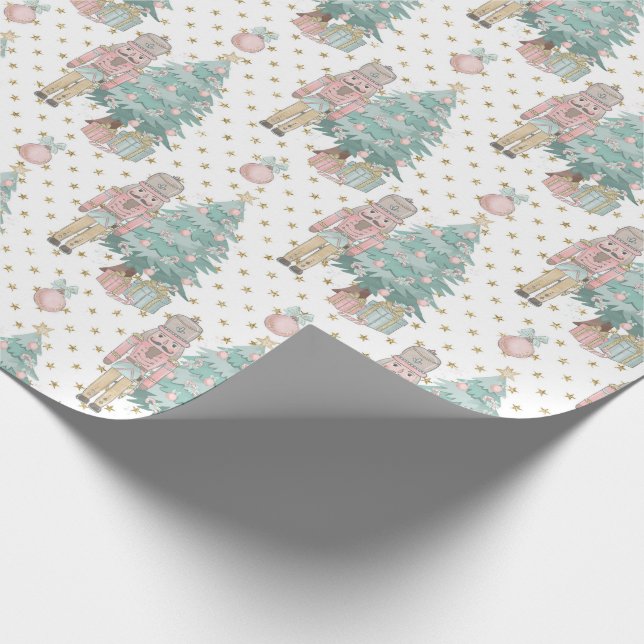 Inspiriert durch Nutcracker Weihnachtswrapping Pap Geschenkpapier (Ecke)