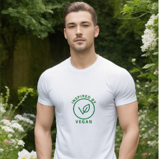 Inspiriert durch Veganen T - Shirt