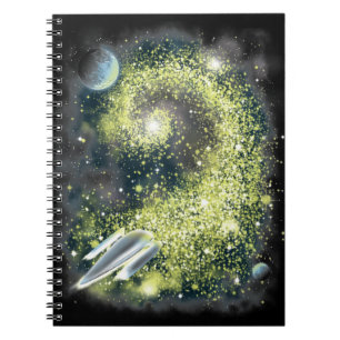 Inspiriert durch Weltraumquest Notizblock