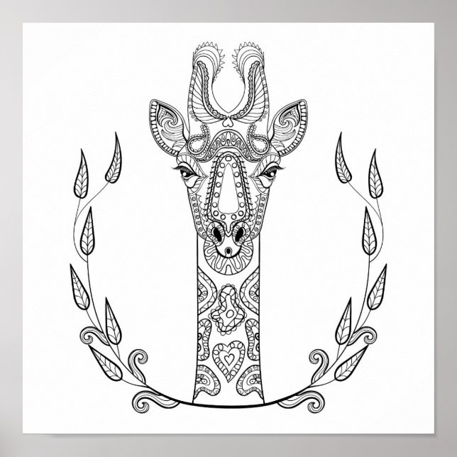 Inspiriert Giraffe 2 Poster (Vorne)