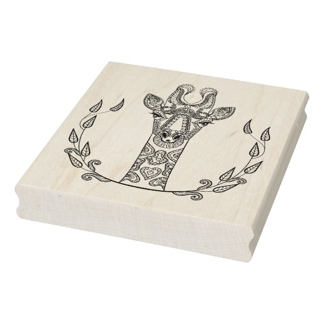Inspiriert Giraffe Gummistempel (Stempel)