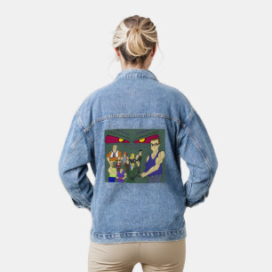 inspiriert Klassenkameraden Jeansjacke