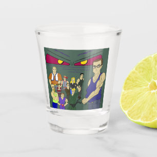 inspiriert Klassenkameraden Schnapsglas