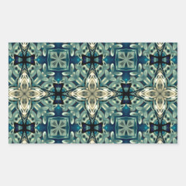 Inspiriert marokkanisches Design Rechteckiger Aufkleber