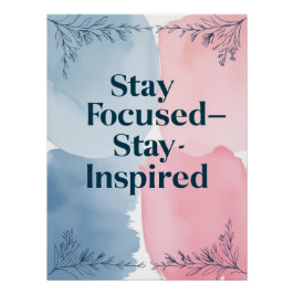 Inspiriert Option "Fokussiert Bleibe" bleibe 2 Poster