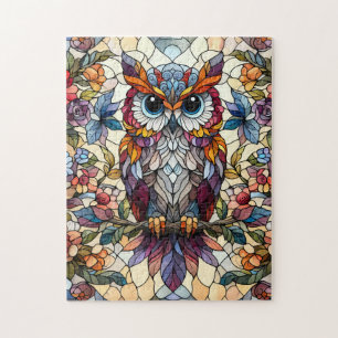 Inspiriert Owl gestanztes Glas