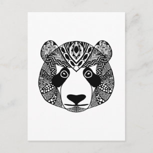 Inspiriert Panda Postkarte