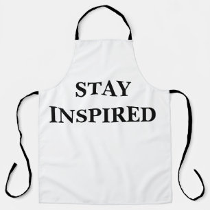 INSPIRIERT Schürze für Mehrfach-Print bleibe