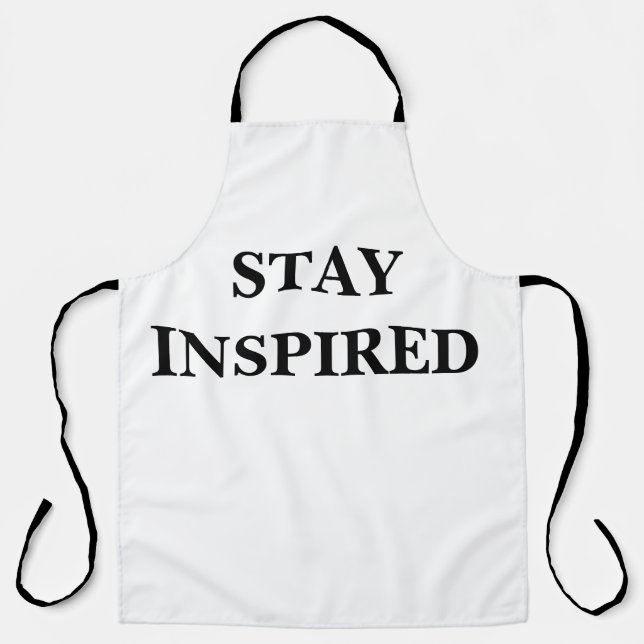 INSPIRIERT Schürze für Mehrfach-Print bleibe (Vorderseite)