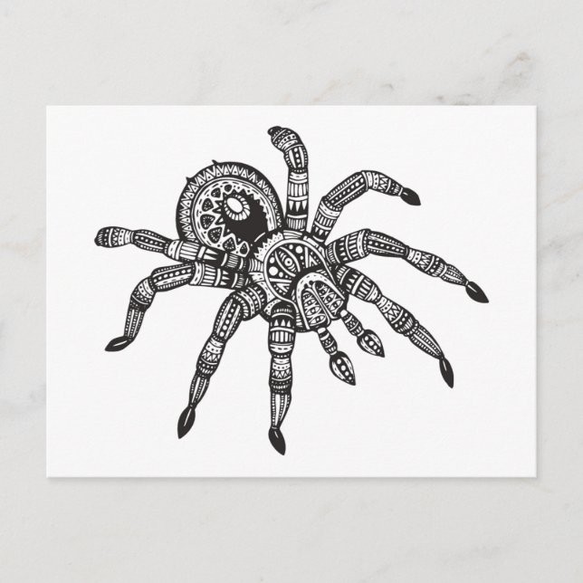 Inspiriert Spider Postkarte (Vorderseite)