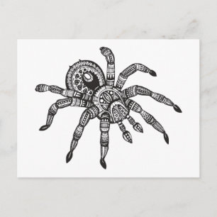 Inspiriert Spider Postkarte