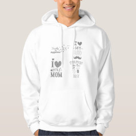 Inspiriert Textanzeige-Design Hoodie