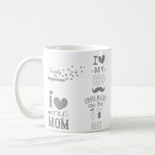 Inspiriert Textanzeige-Design Kaffeetasse (Links)