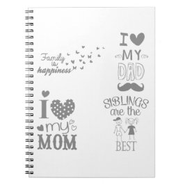 Inspiriert Textanzeige-Design Notizblock