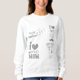 Inspiriert Textanzeige-Design Sweatshirt