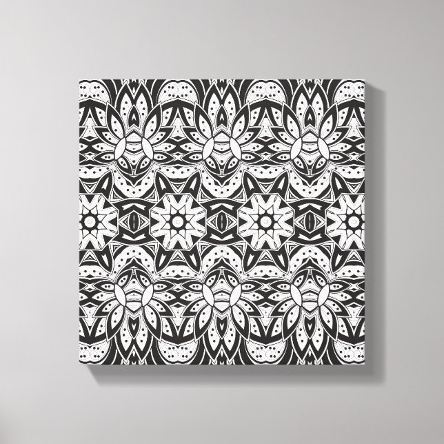 Inspiriert Tribal-Style-Illustration 6 Leinwanddruck (Vorderseite)