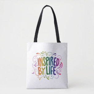 Inspiriert vom Leben - Schultertasche Tasche