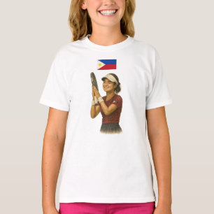 Inspiriert von Filipino Tennis Superstar Alex Eala T-Shirt